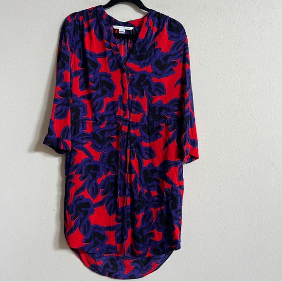 DIANE VON FURSTENBERG
Freya Tunic Silk-Blend Dress - Picture 2 of 3